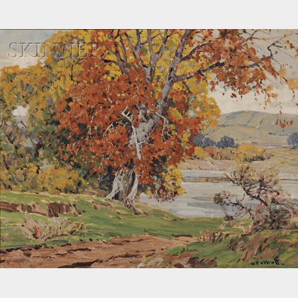 Hanson Duvall Puthuff (American, 1875-1972) Mantle of Autumn