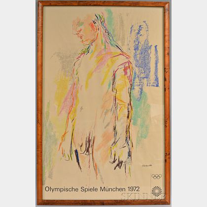 Framed 1972 Munich Olympics Poster