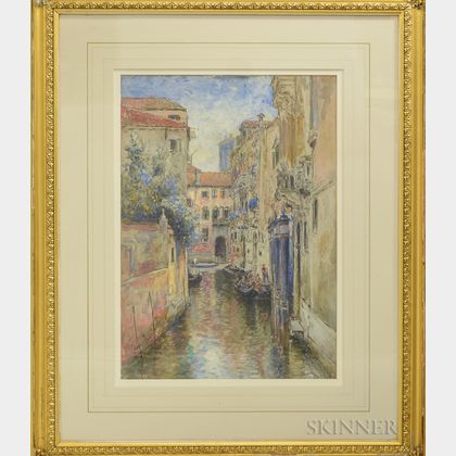 Raphael Beck (American, 1859-1947) Venice Canal