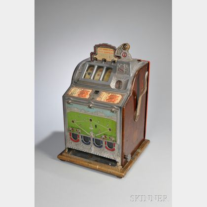Mills Novelty Co. Champions Play Baseball Candy Mints Five-cent Slot Machine