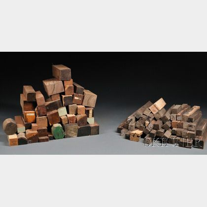 Collection of Hardwood Turning Blanks