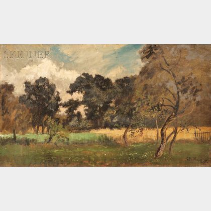 Charles Henry Miller (American, 1842-1922) Field in Early Autumn