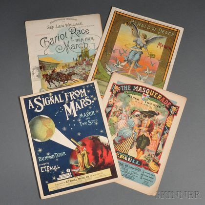 Collection of Mostly E.T. Paull Late 19th and Early 20th Century Sheet Music