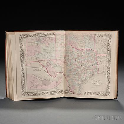 Mitchells New General Atlas, Containing Maps of the Various Countries of the World, Plans of Cities, etc. Embraced in Ninety-three Qua 