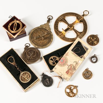 Eleven 20th Century Astrolabes
