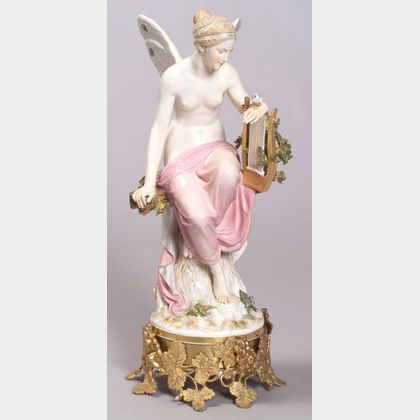 Meissen Porcelain Figure of a Winged Woman