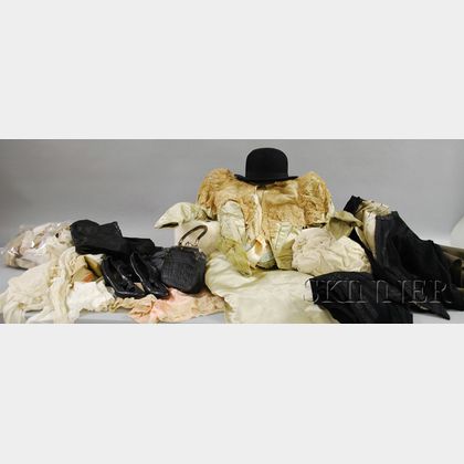 Group of Victorian Clothing and Accessories