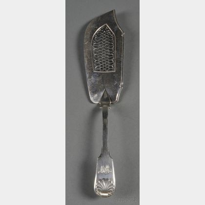 Georgian Silver "Fiddle and Shell" Pattern Fish Slice