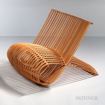 Mark Newson for Cappellini Beech Bentwood Chair 