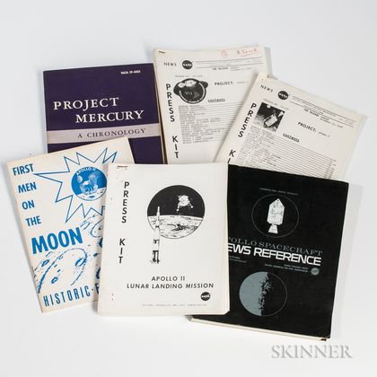 NASA Official Publications Related to the Apollo Programs, 1960s-1970s.