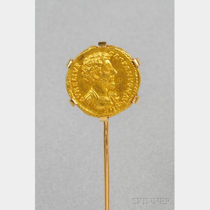 Antique Gold Stickpin