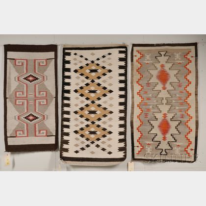 Five Navajo Regional Weavings