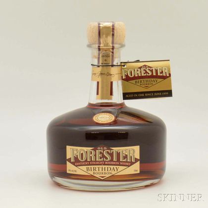Old Forester Birthday Bourbon 12 Years Old 1999, 1 750ml bottle 