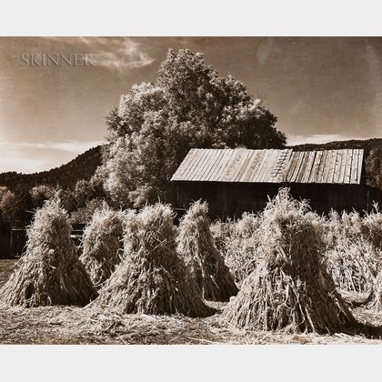 Ansel Adams (American, 1902-1984) Farm Near Orderville, Utah