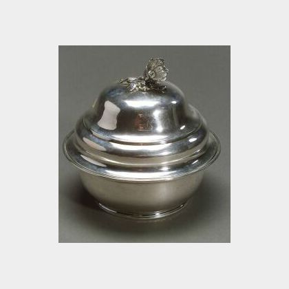 American Classical Silver Butter Dish
