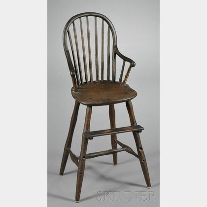Painted Windsor Applied-arm High Chair