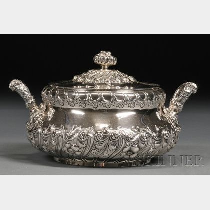 Theodore B. Starr Sterling Covered Serving Dish