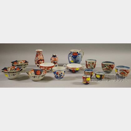 Seventeen Assorted Imari Porcelain Items