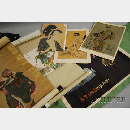 Six Japanese Scrolls and Prints