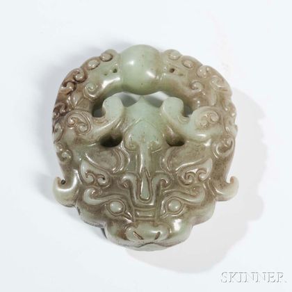 Carved Jade Pendant
