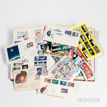 Space Stamp Collection with Thirty-six First Day Covers.