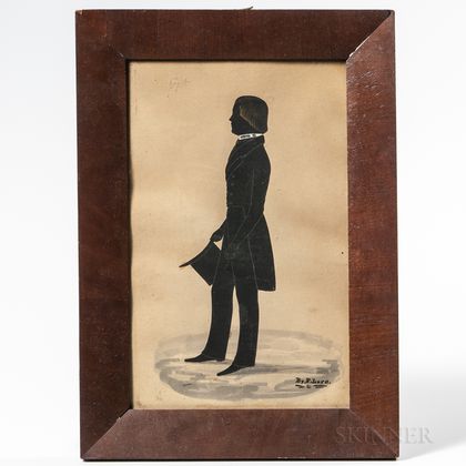 Paper Silhouette of a Young Man