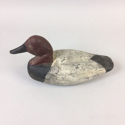 Carved and Painted Duck Decoy