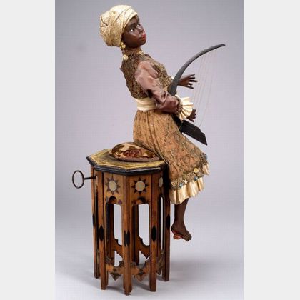 Gustave Vichy Automaton of a Moresque Harpist