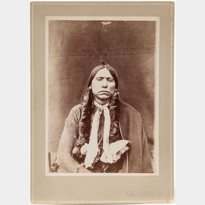Cabinet Card Photo of Chief Quanah Parker