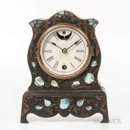 Cast Iron Terry, Downs, and Burwell Mantel Clock