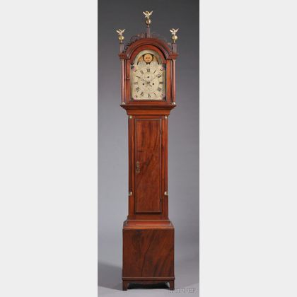 Benjamin Swan Mahogany Tall Clock