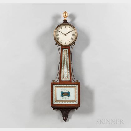 Waltham Clock Co. "Simon Willard" Patent Timepiece or "Banjo" Clock