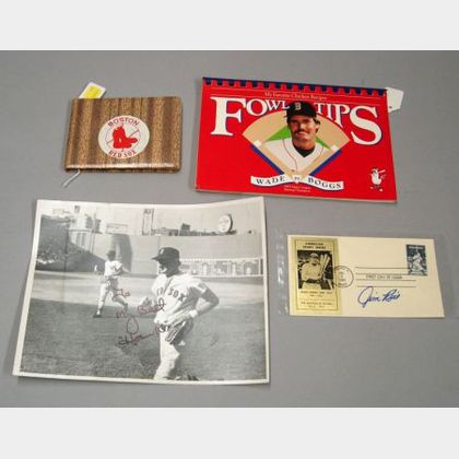 Group of Boston Red Sox Autographed Items