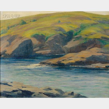 Caroline W. Pitkin (American, 1858-1937) Coastal View