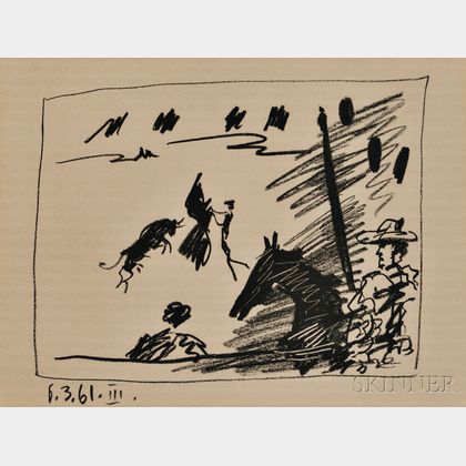 Pablo Picasso (Spanish, 1881-1973) Jeu de la Cape