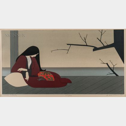 Will Barnet (American, 1911-2012) Madame Butterfly
