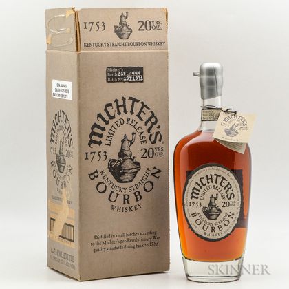 Michters 20 Years Old, 1 750ml bottle (oc) 