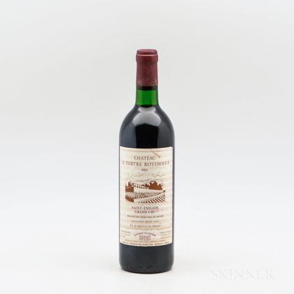 Chateau Tertre Roteboeuf 1985, 1 bottle 