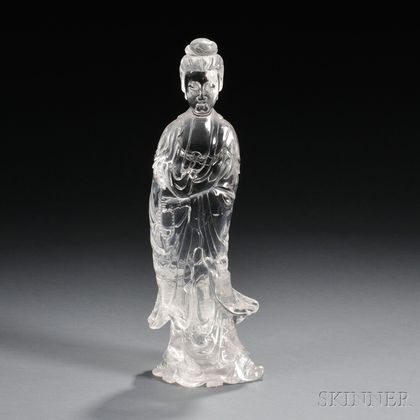 Rock Crystal Carving of Guanyin