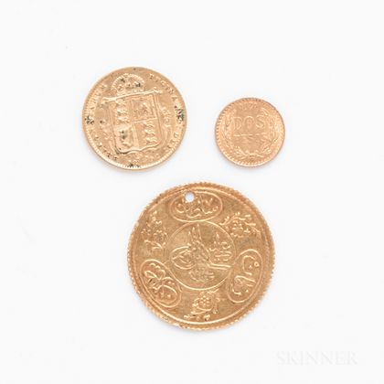 Three World Gold Coins