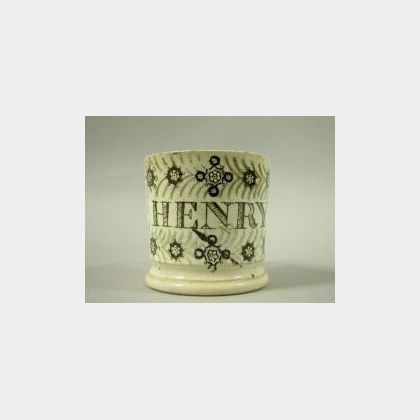 Childs Transfer Decorated HENRY Staffordshire Cup. 