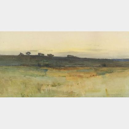 Charles Warren Eaton (American, 1857-1937) Sunset Beyond the Rise