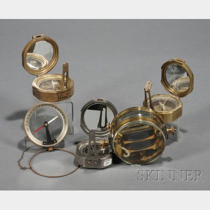 Four Field Compasses and an Inclinometer