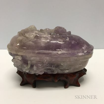 Amethyst Covered Box