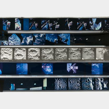 Apollo 8, 9, and 10, Eighteen Rolls of 70 mm Film.