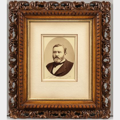 Grant, Ulysses S. (1822-1885) Signed Photograph.