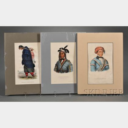 Six Lithograph Portraits of American Indians