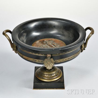 French Empire Patinated Bronze Urn