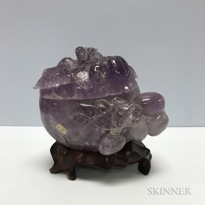 Amethyst Covered Box