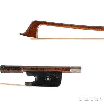 German Silver-mounted Cello Bow